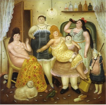 Fernando Botero Painting - Casa Mariduque Fernando Botero